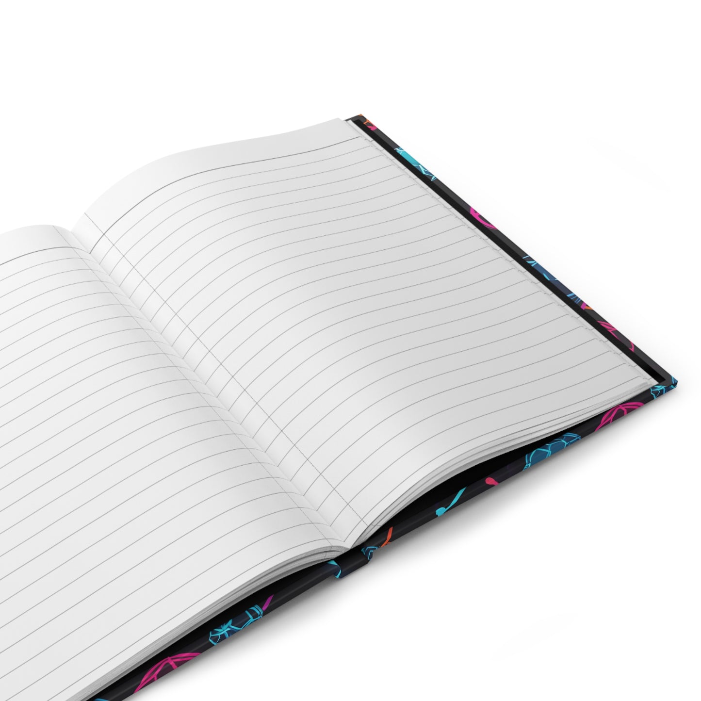 Level Up Bright Neon Soccer Matte Journal