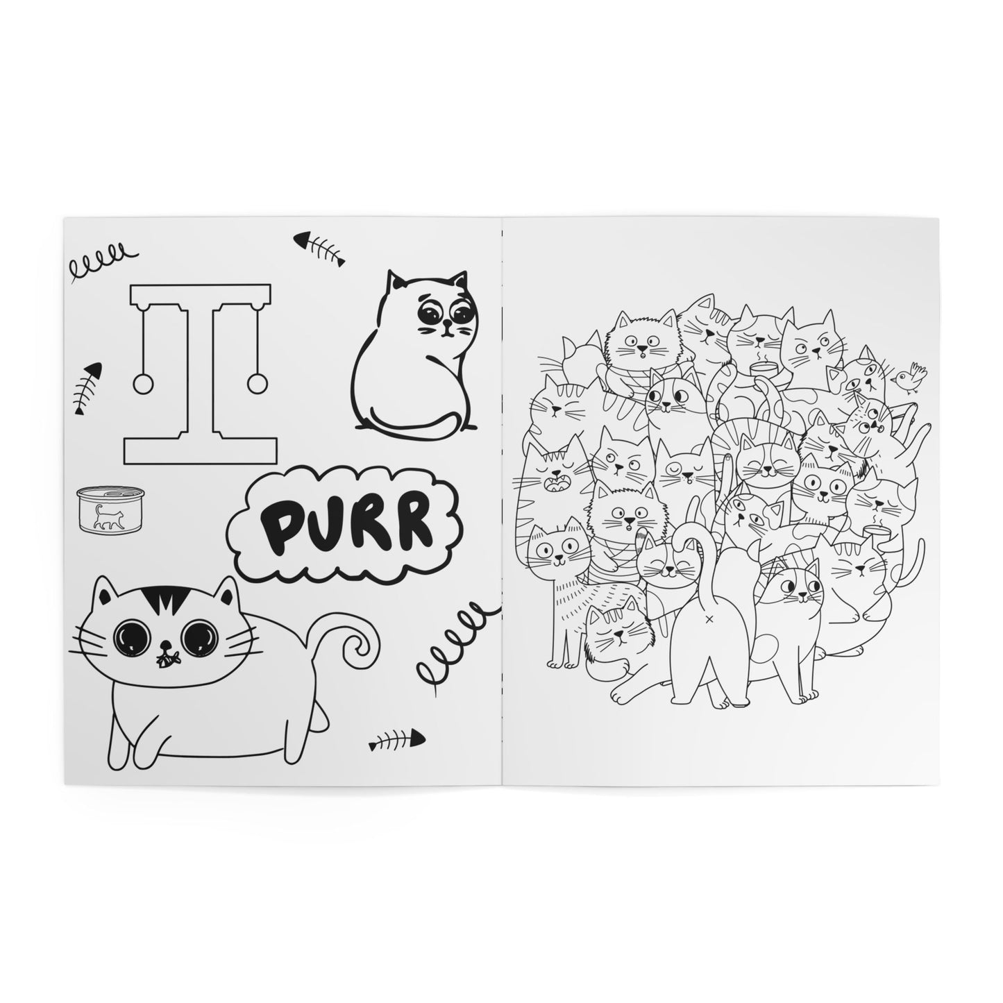 Dog & Cat Lovers Coloring Book
