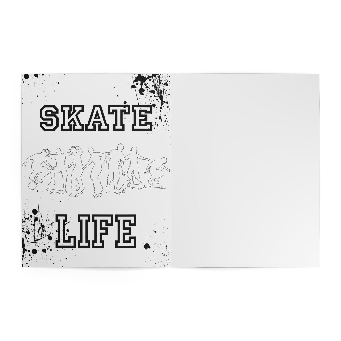 A Coloring Book for Skaters Adult & Kid Relaxing Activity