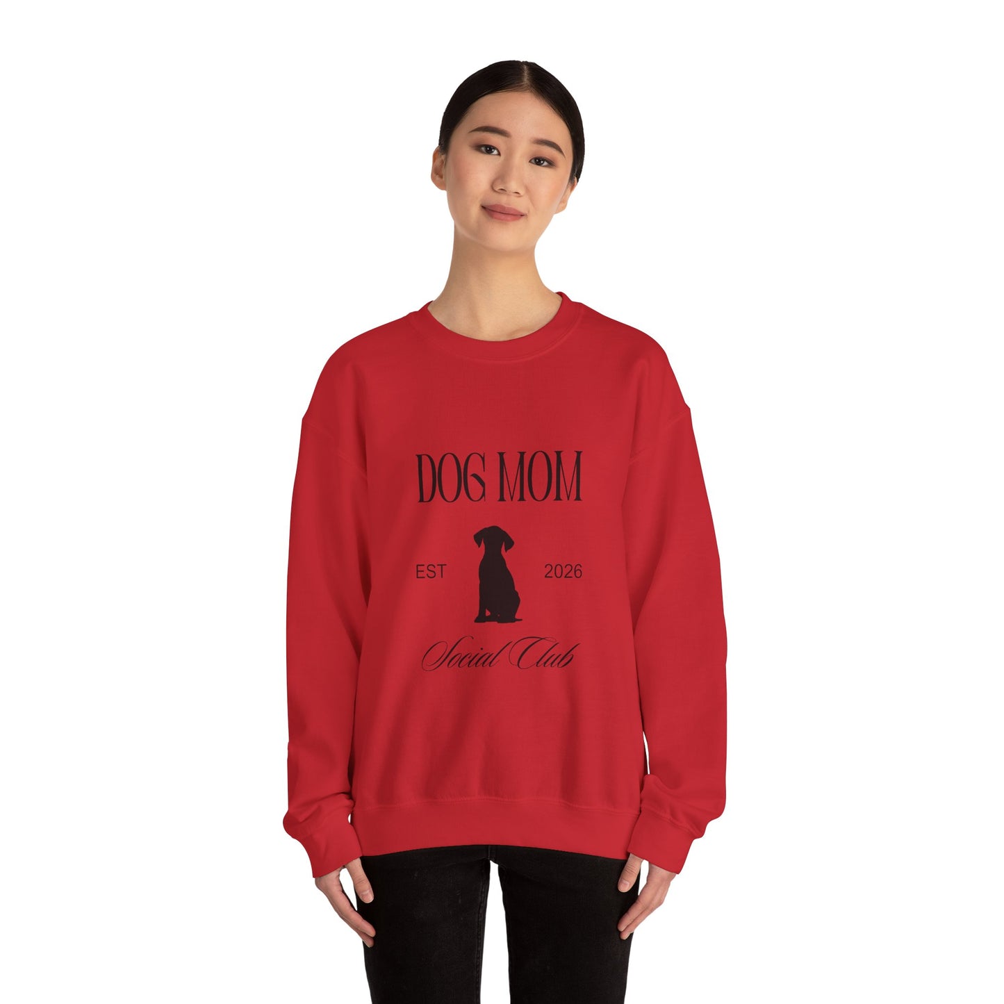 Dog Mom Crewneck Sweatshirt