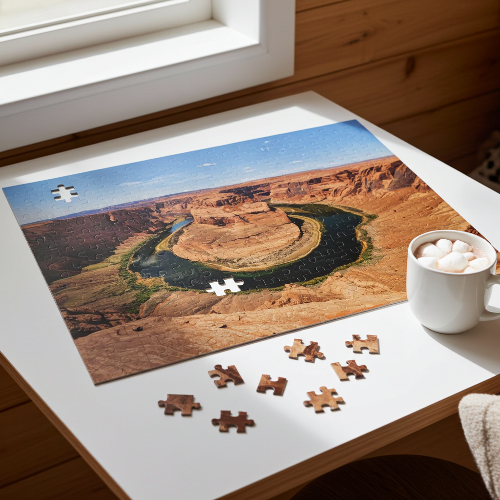 Horseshoe Bend Arizona Puzzle: 252-Piece Jigsaw Puzzle