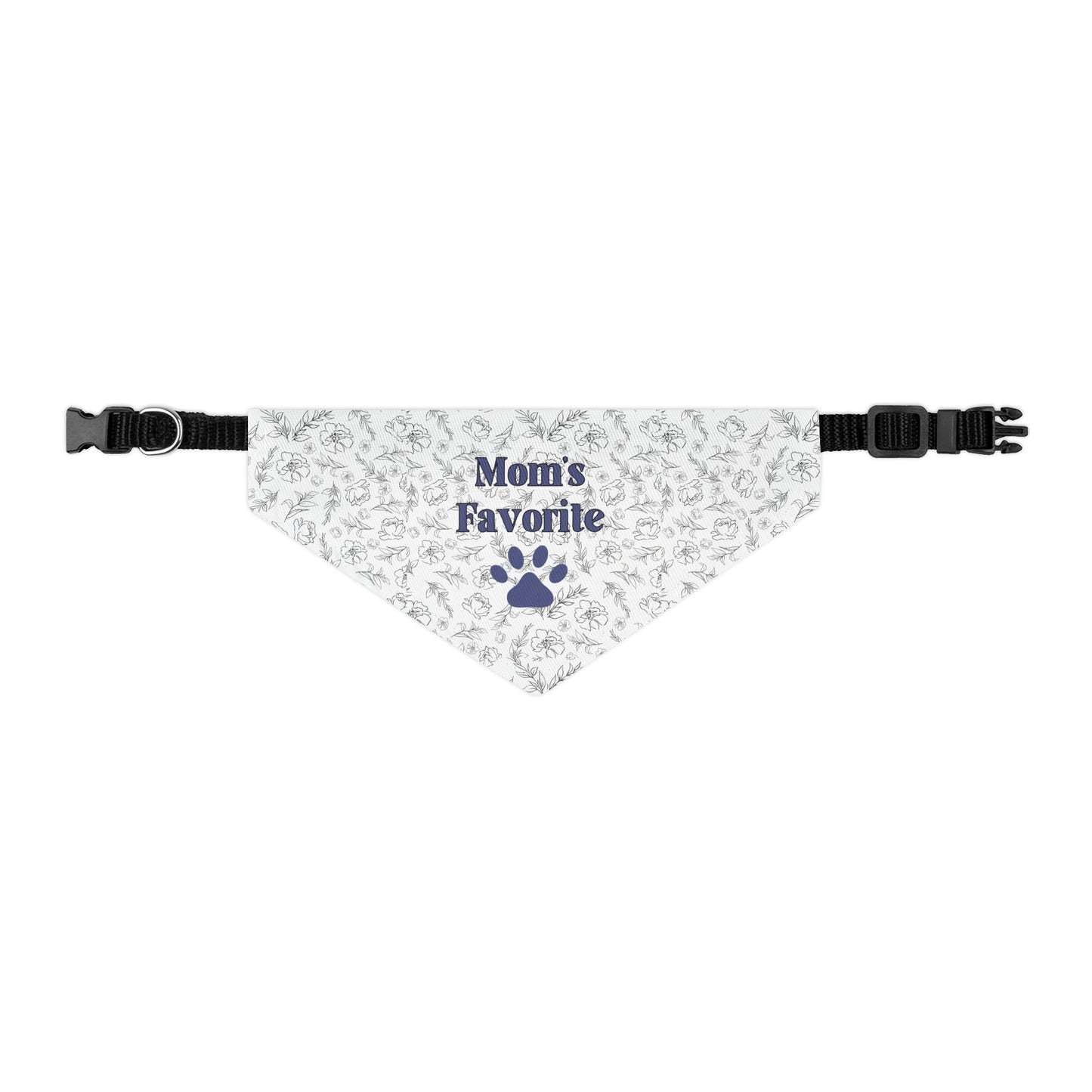 Mom’s Favorite Pet Bandana – Floral Print Dog Accessory