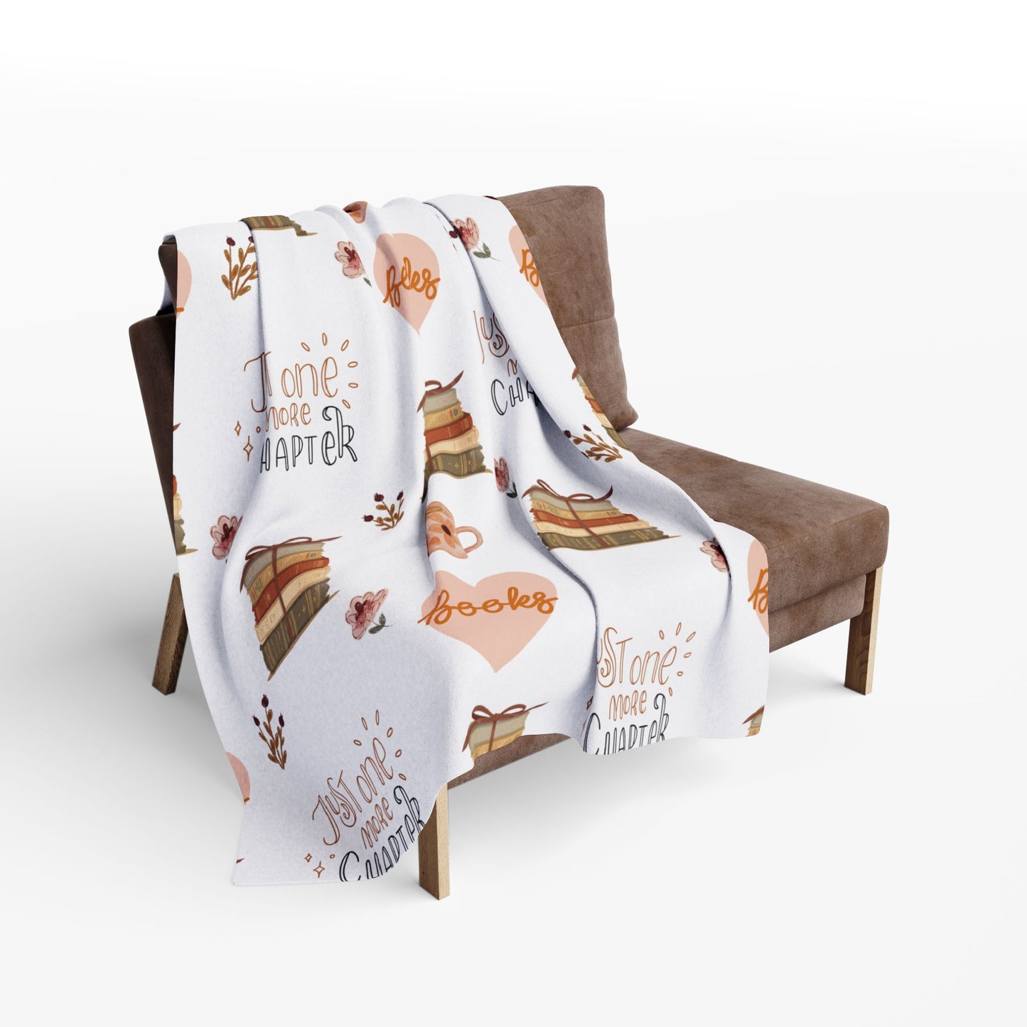 Reading Design 'Just One More Chapter' Fleece Blanket