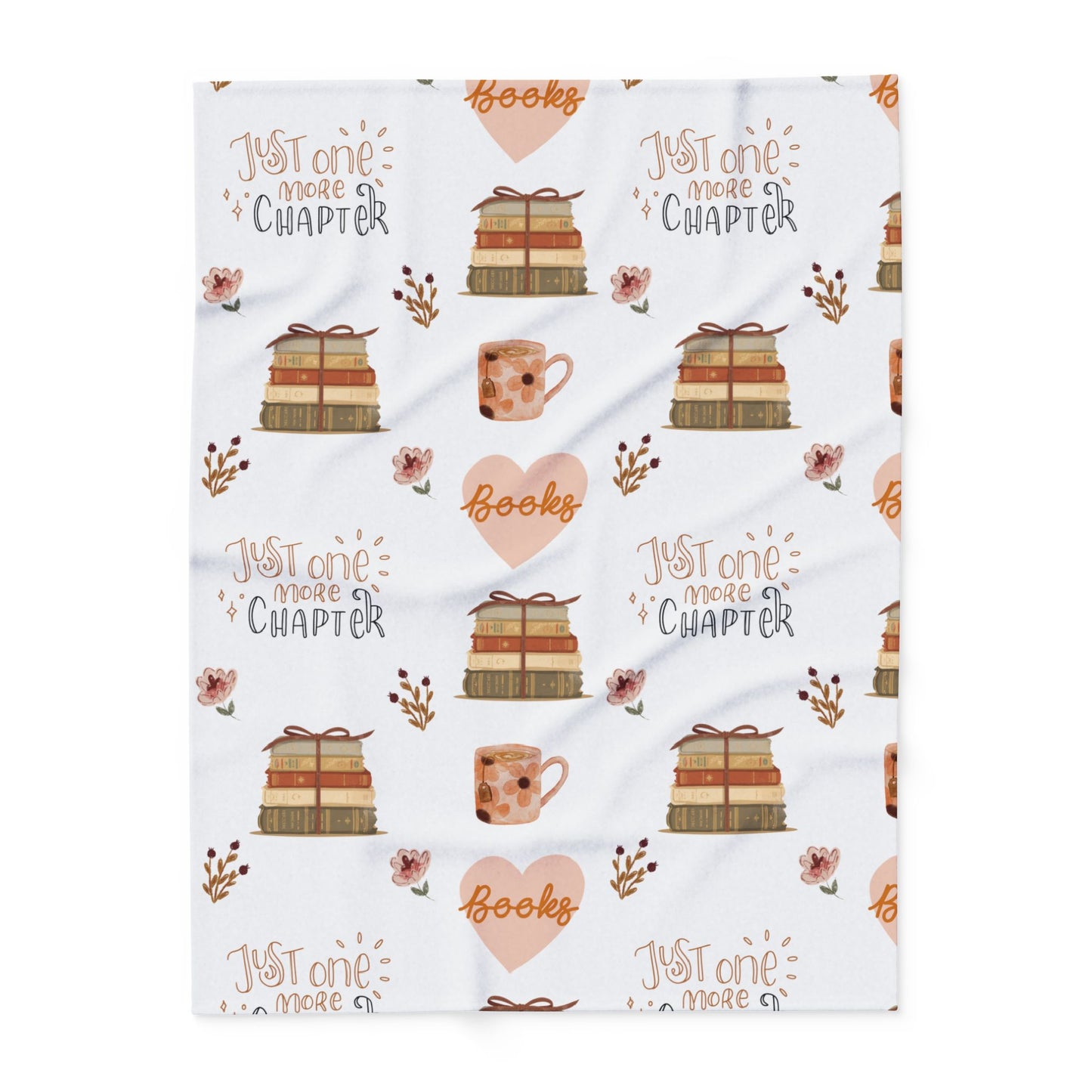Reading Design 'Just One More Chapter' Fleece Blanket