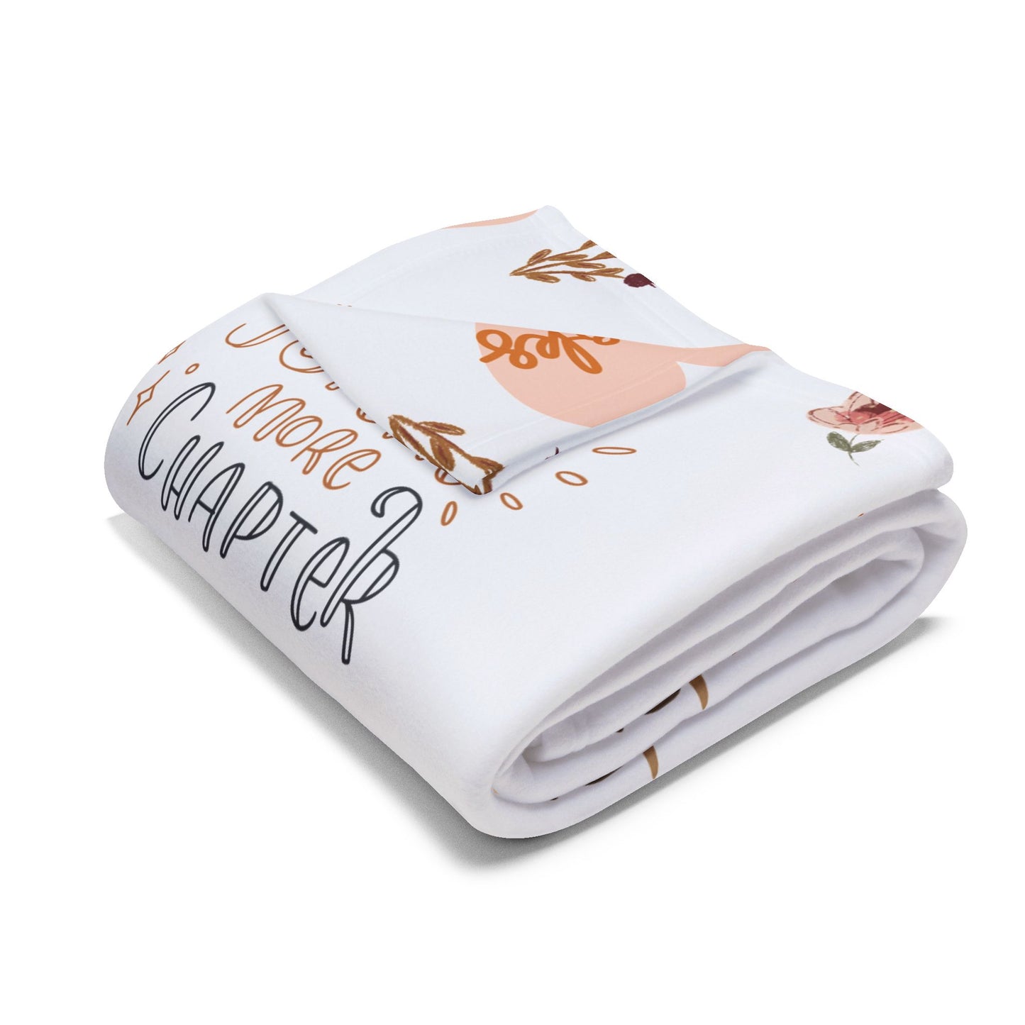 Reading Design 'Just One More Chapter' Fleece Blanket