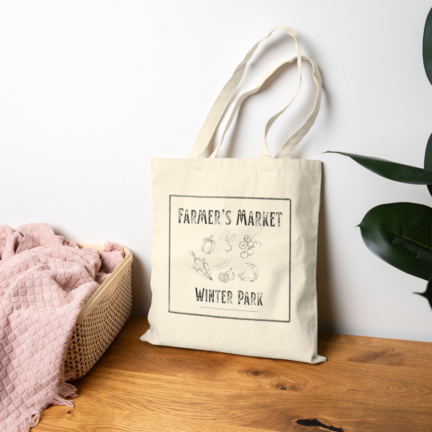 Farmer's Market Winter Park Tote Bag