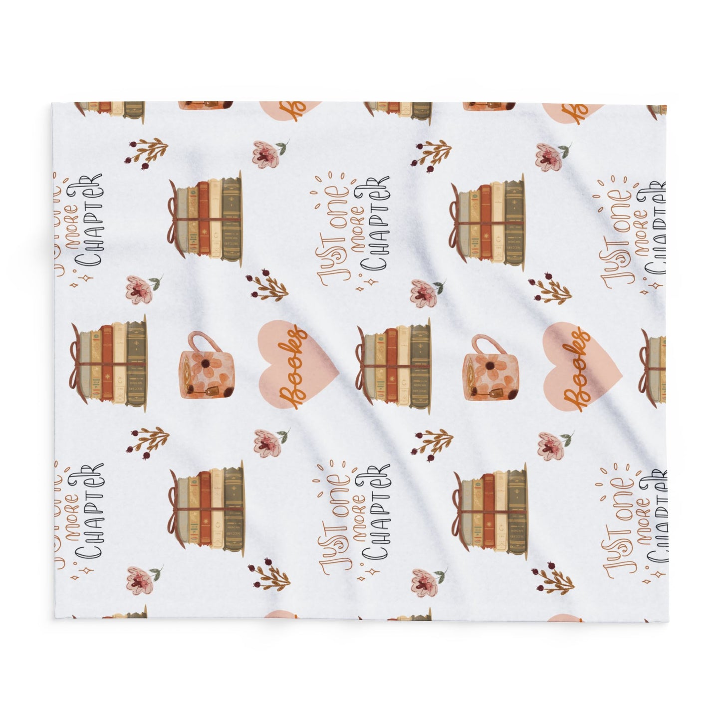 Reading Design 'Just One More Chapter' Fleece Blanket