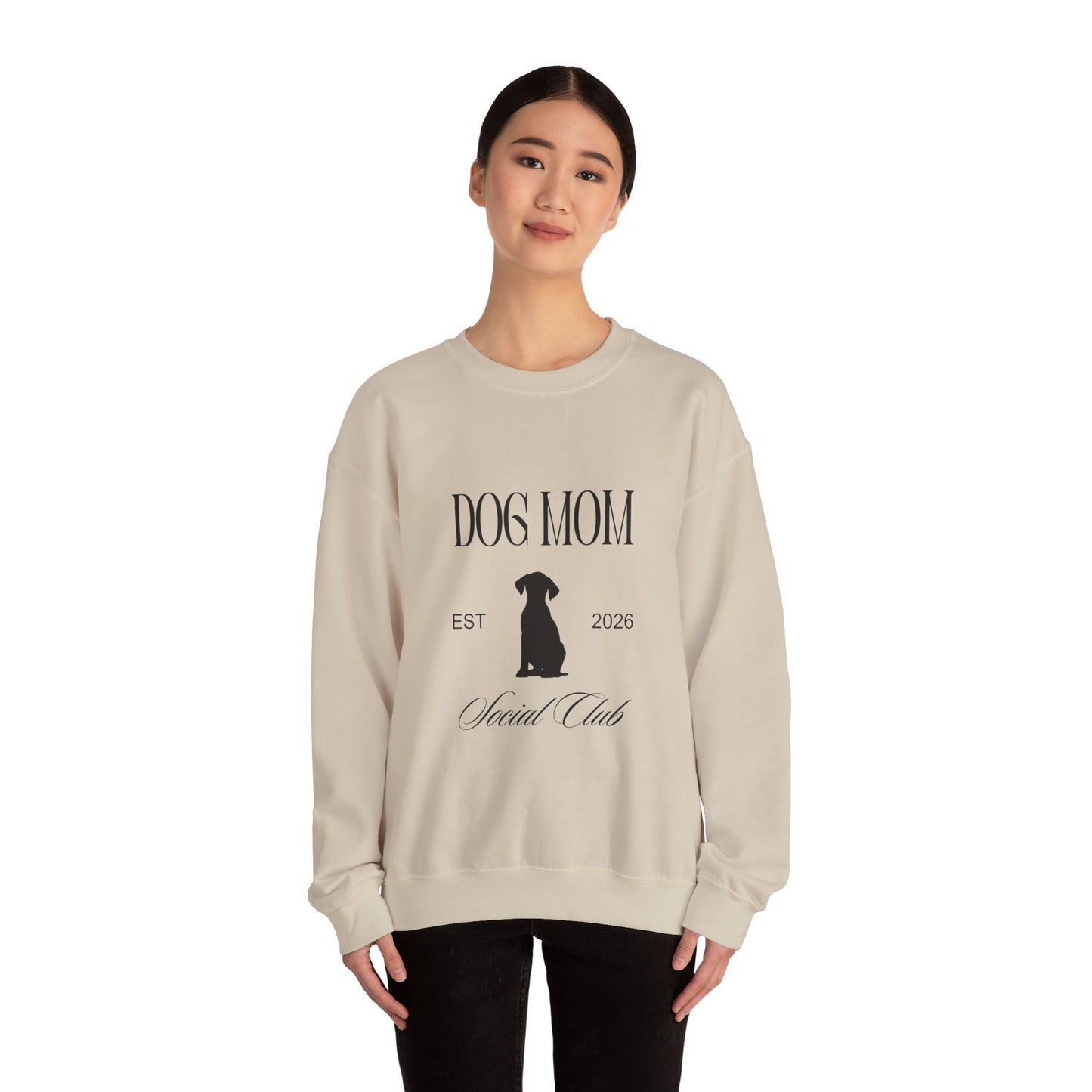 Dog Mom Crewneck Sweatshirt