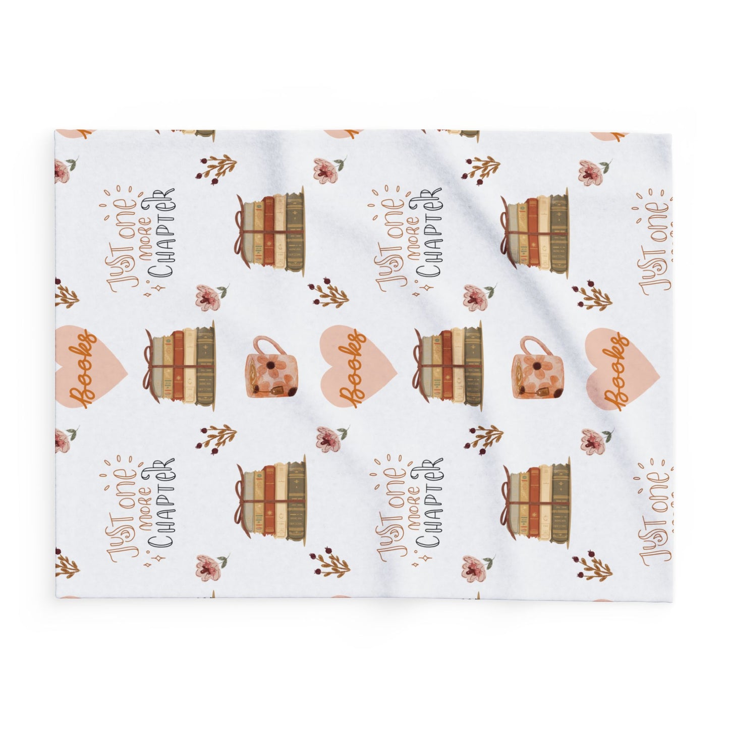 Reading Design 'Just One More Chapter' Fleece Blanket