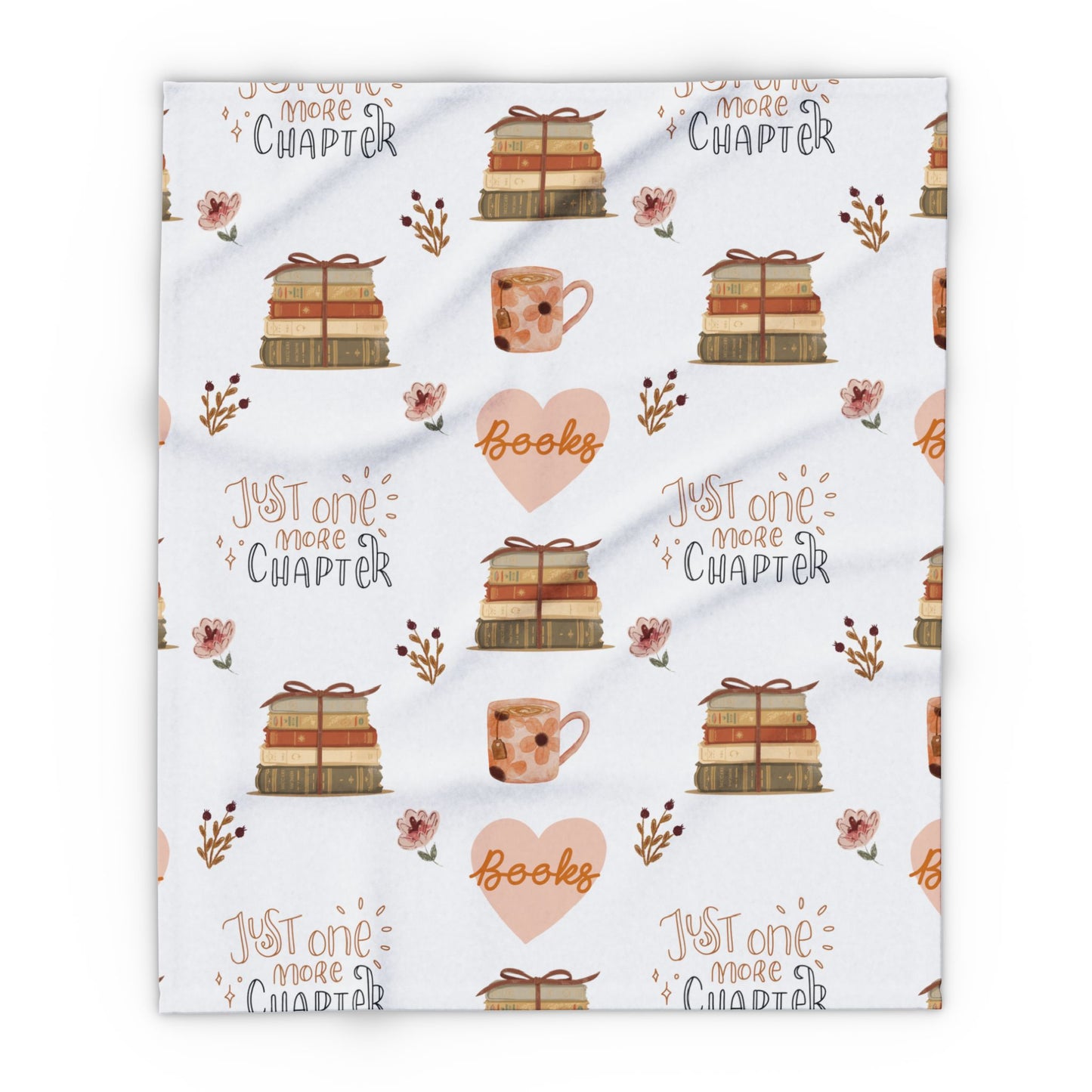 Reading Design 'Just One More Chapter' Fleece Blanket