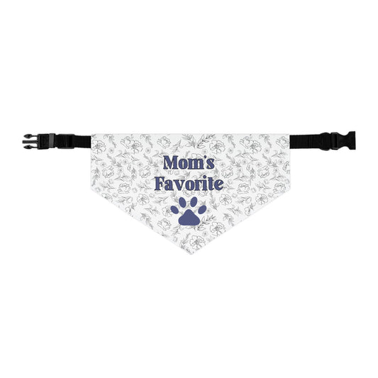 Mom’s Favorite Pet Bandana – Floral Print Dog Accessory