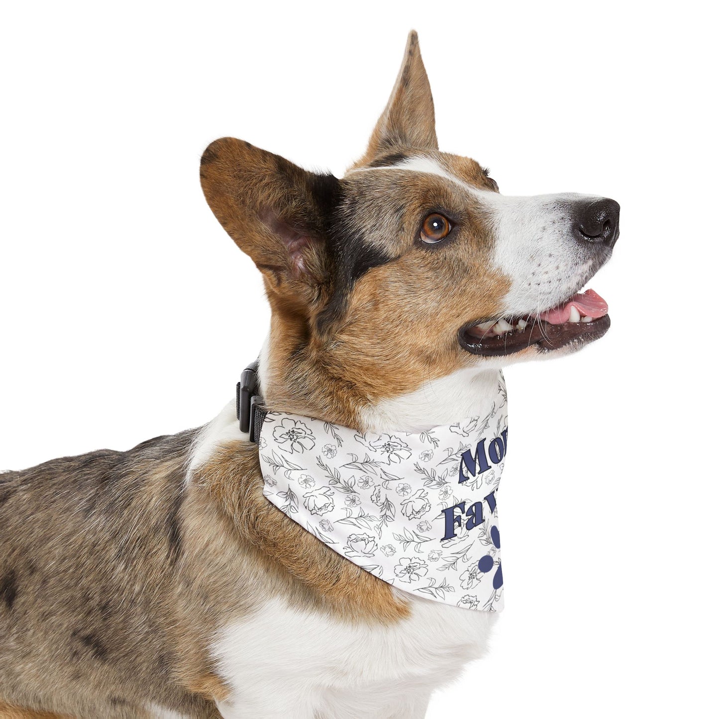 Mom’s Favorite Pet Bandana – Floral Print Dog Accessory