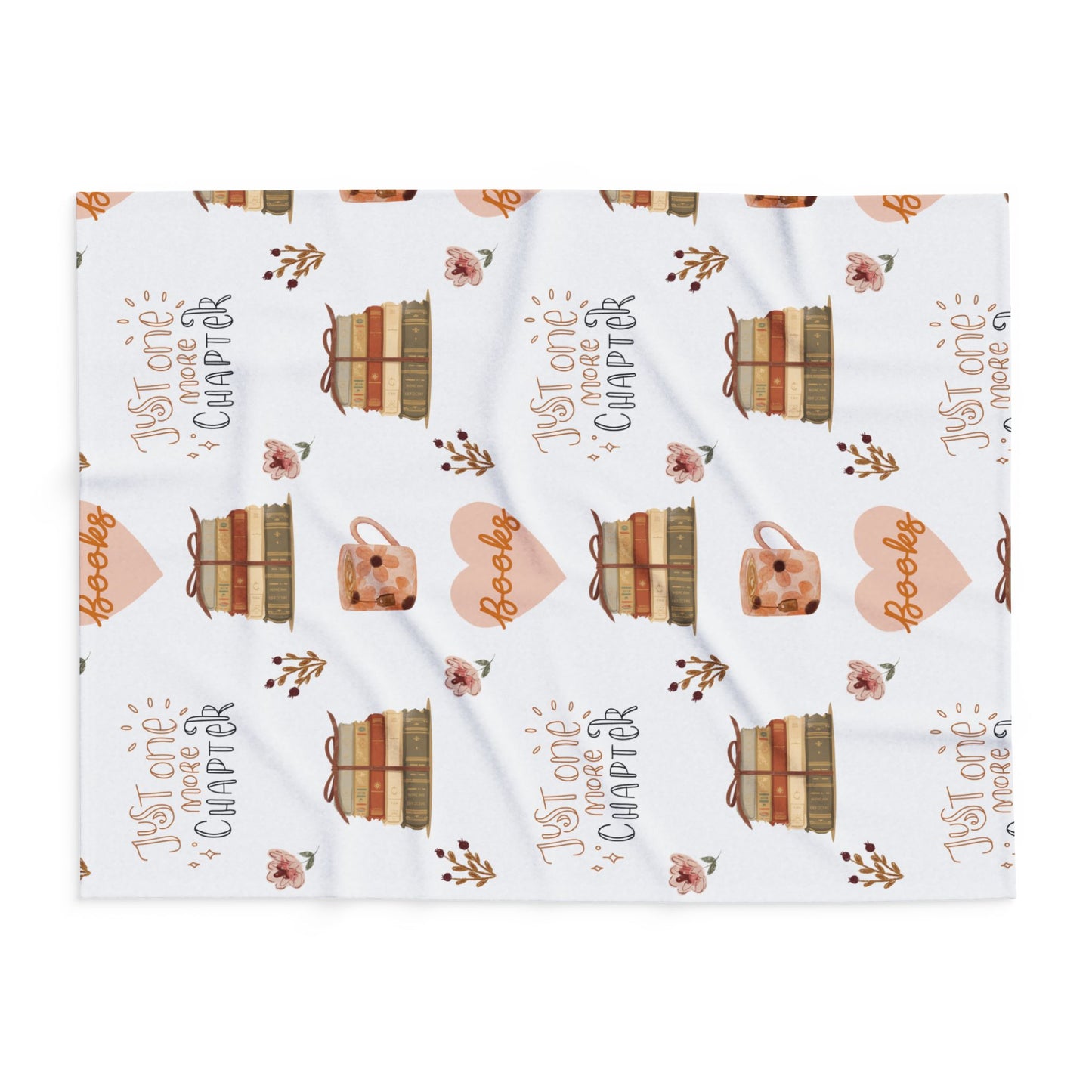 Reading Design 'Just One More Chapter' Fleece Blanket