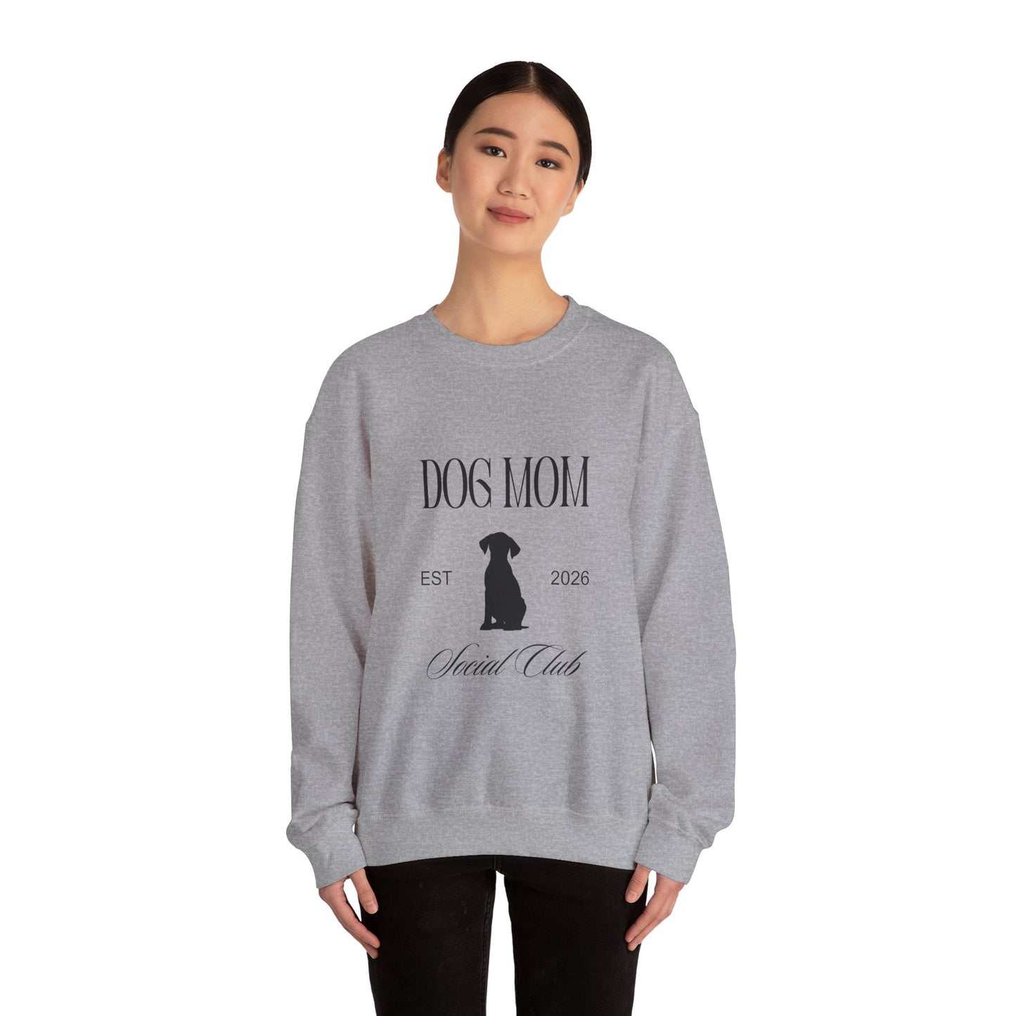 Dog Mom Crewneck Sweatshirt