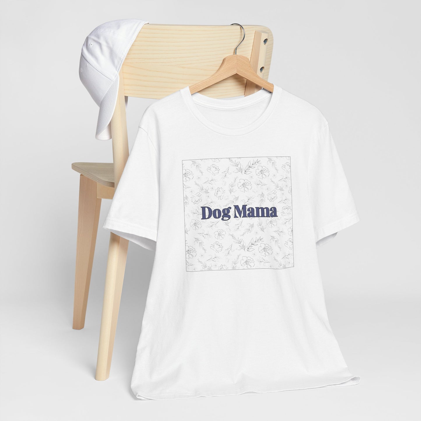 Dog Mama Tee — Floral Dog Mom T-Shirt