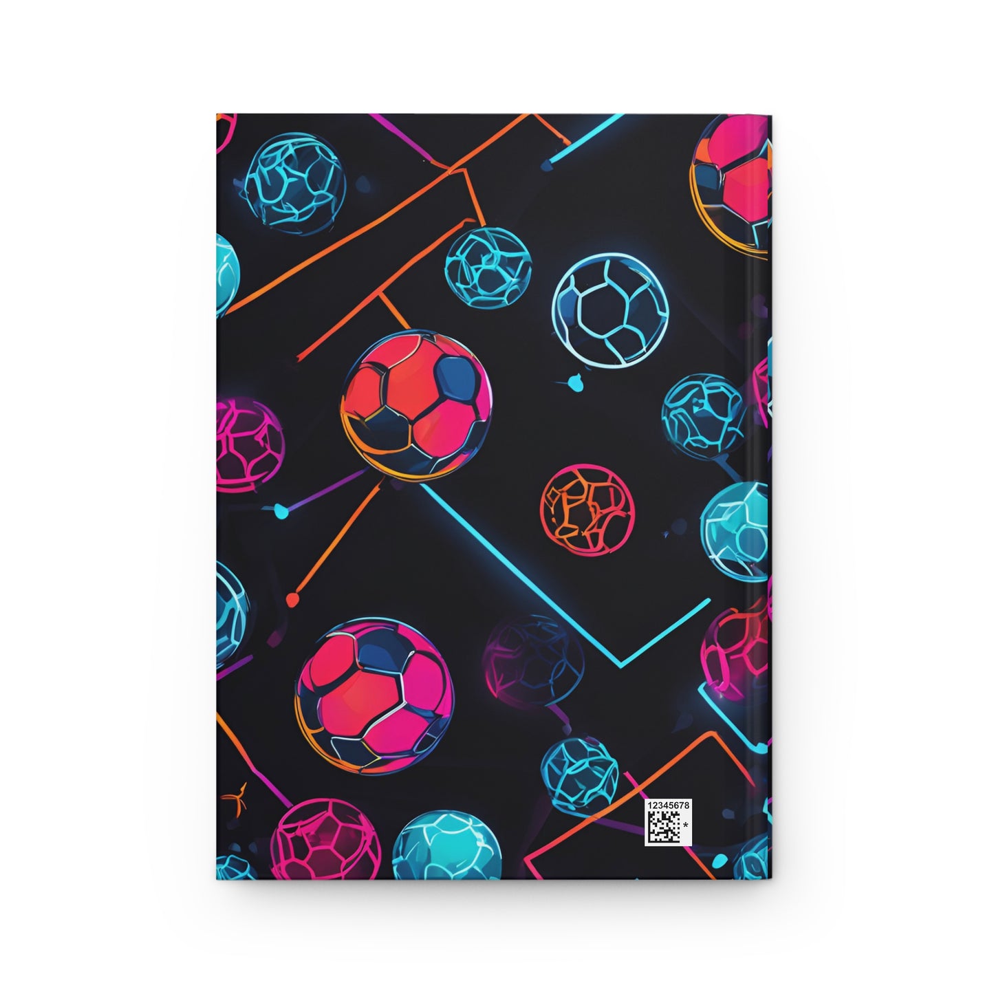 Level Up Bright Neon Soccer Matte Journal
