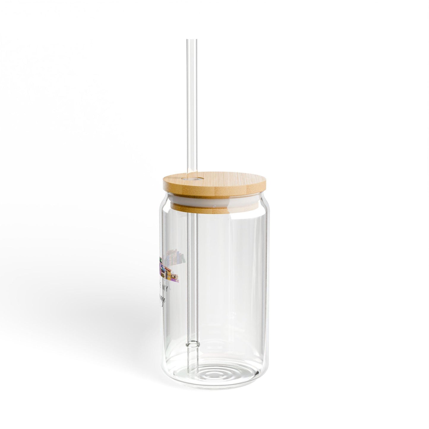 Cute Sipper Glass - Books are my love language