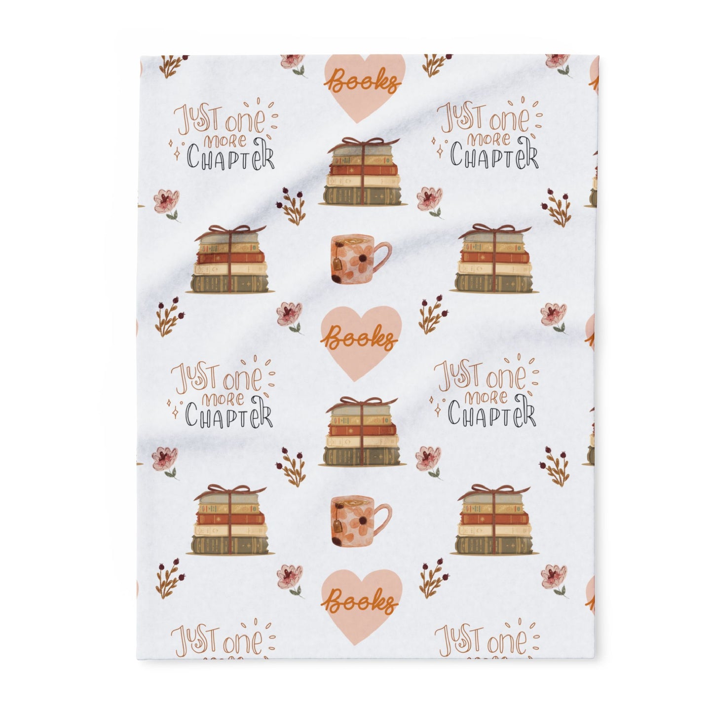 Reading Design 'Just One More Chapter' Fleece Blanket