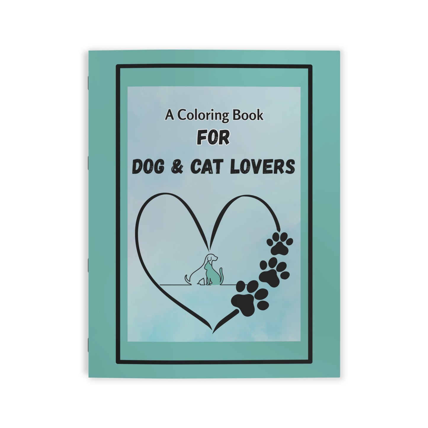 Dog & Cat Lovers Coloring Book