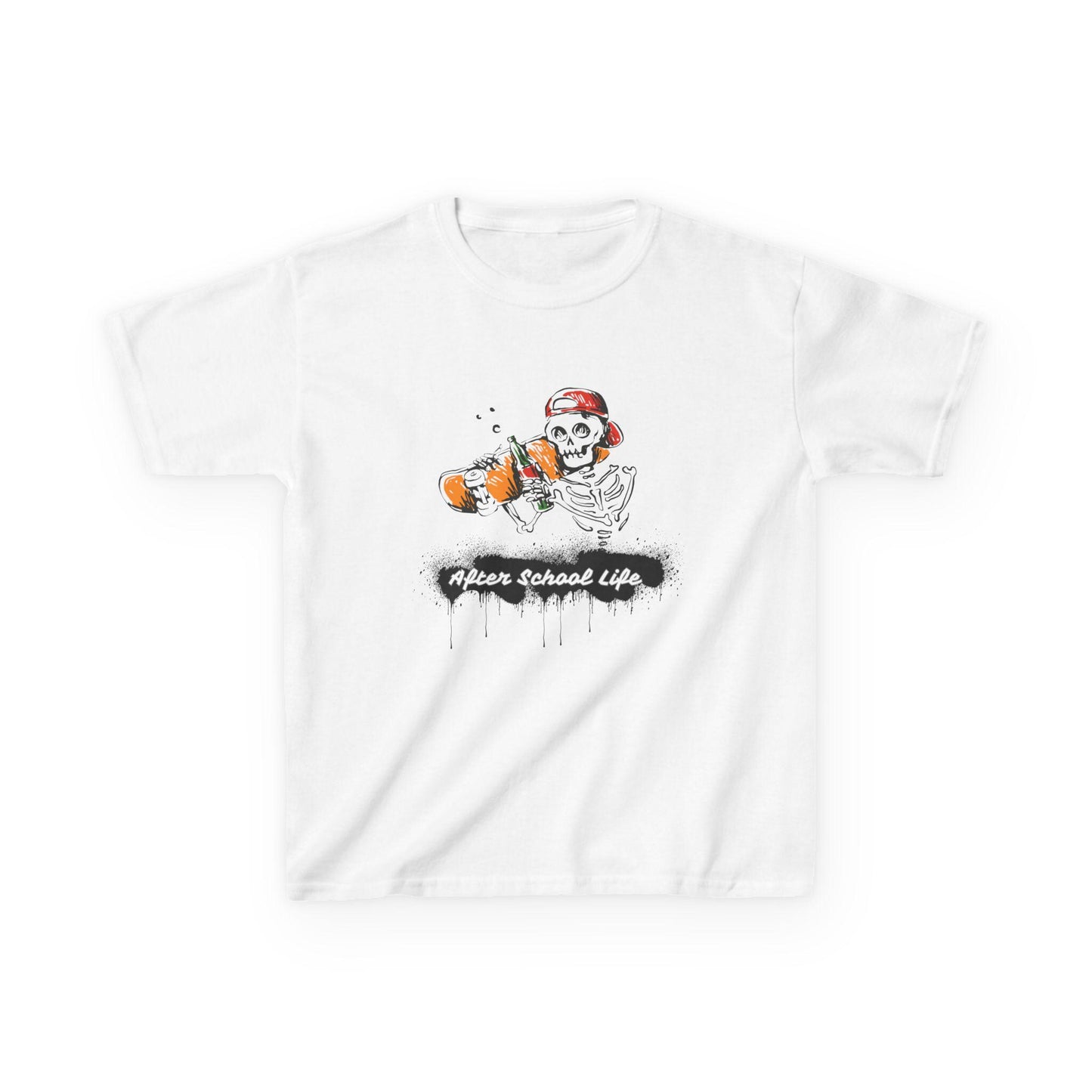 Kids Skeleton 'After School Life' T-shirt