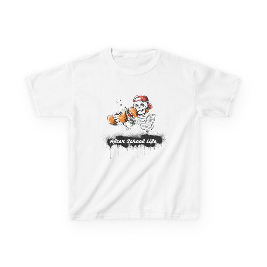 Kids Skeleton 'After School Life' T-shirt