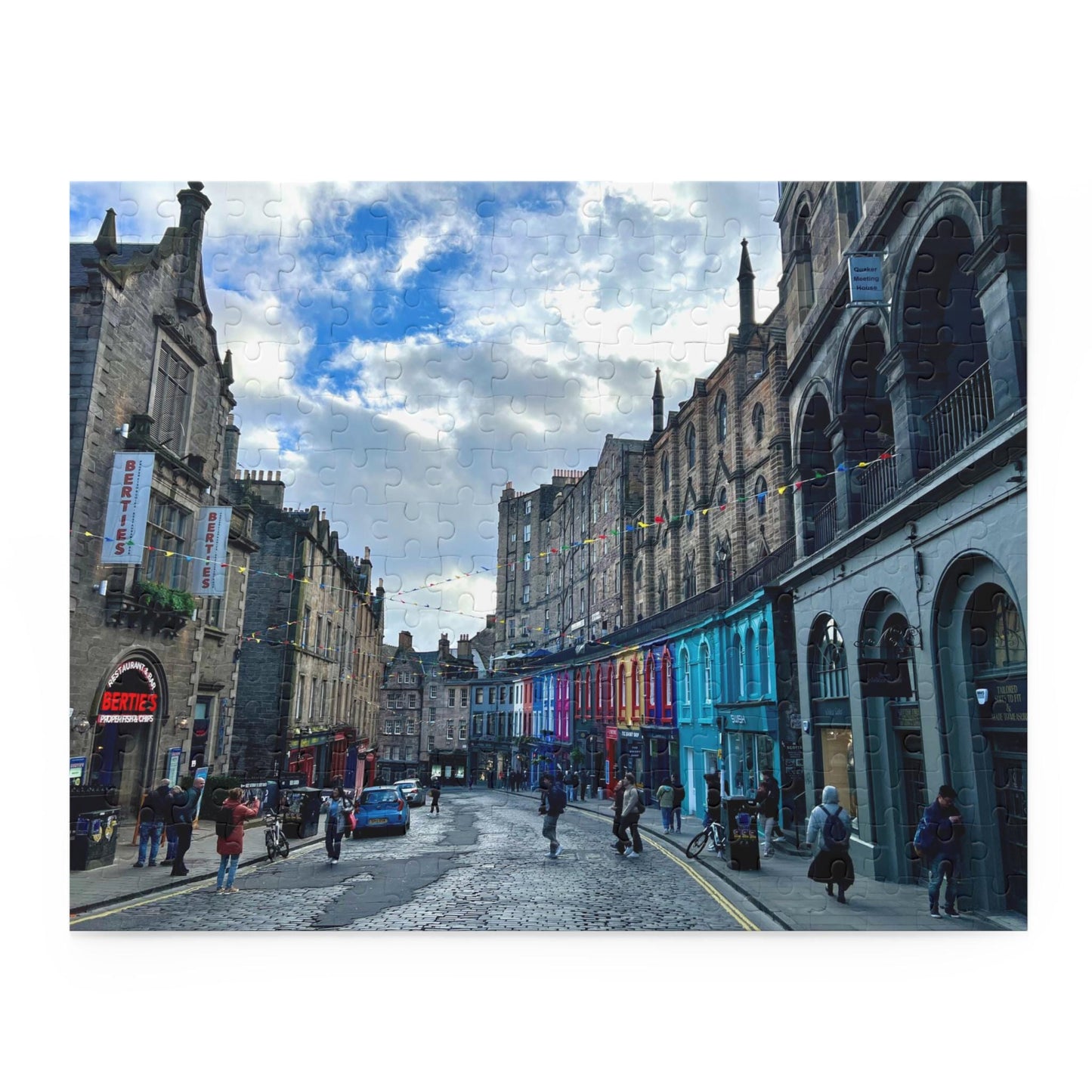 Victoria Street Edinburgh, Scotland: 252-Piece Jigsaw Puzzle