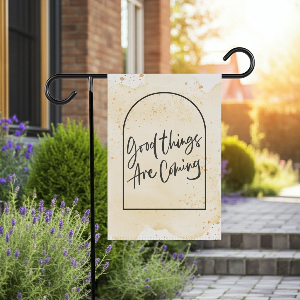 Positive Vibes Garden Flag