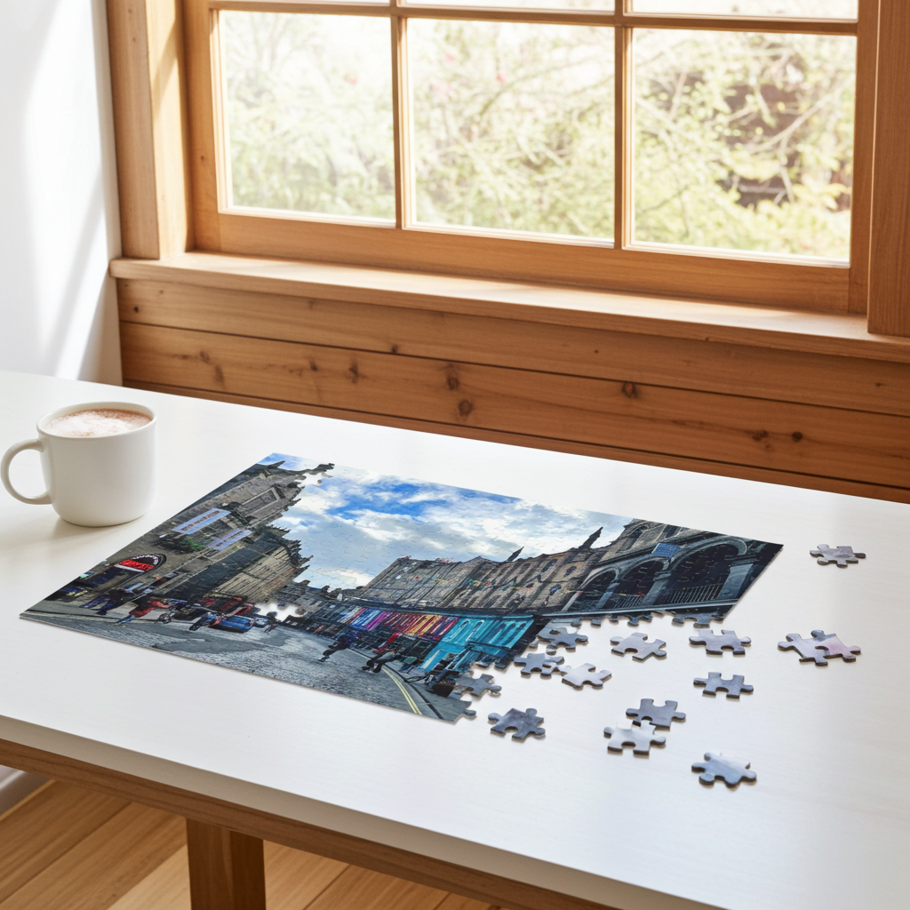 Victoria Street Edinburgh, Scotland: 252-Piece Jigsaw Puzzle
