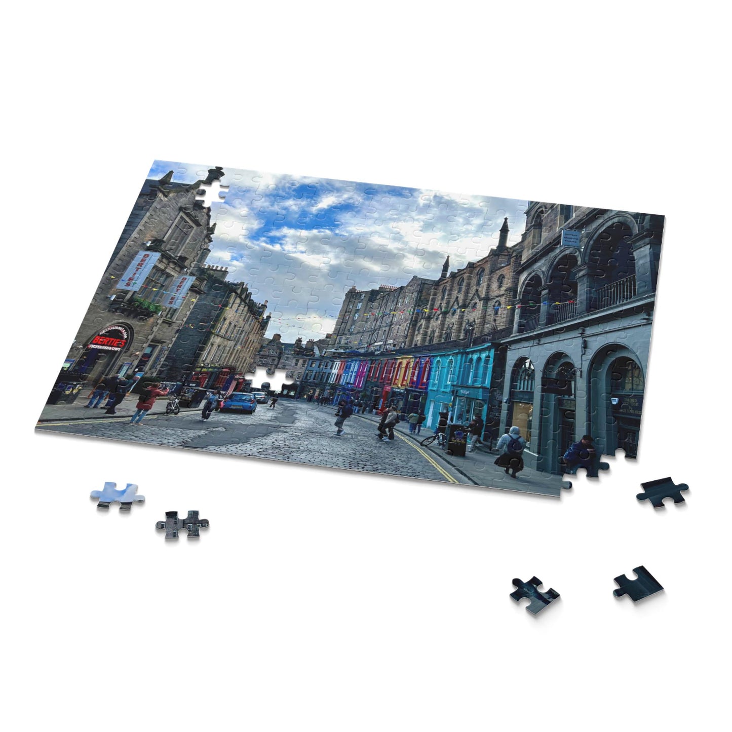 Victoria Street Edinburgh, Scotland: 252-Piece Jigsaw Puzzle