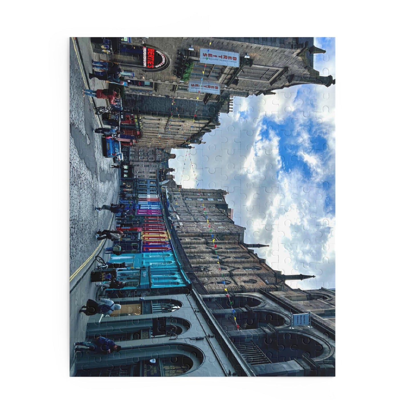 Victoria Street Edinburgh, Scotland: 252-Piece Jigsaw Puzzle