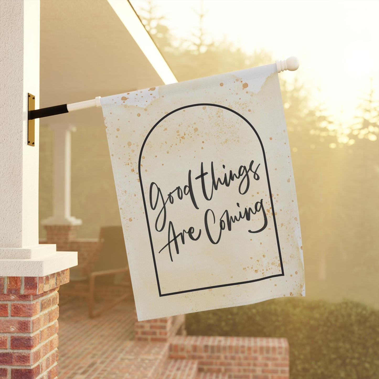 Positive Vibes Garden Flag